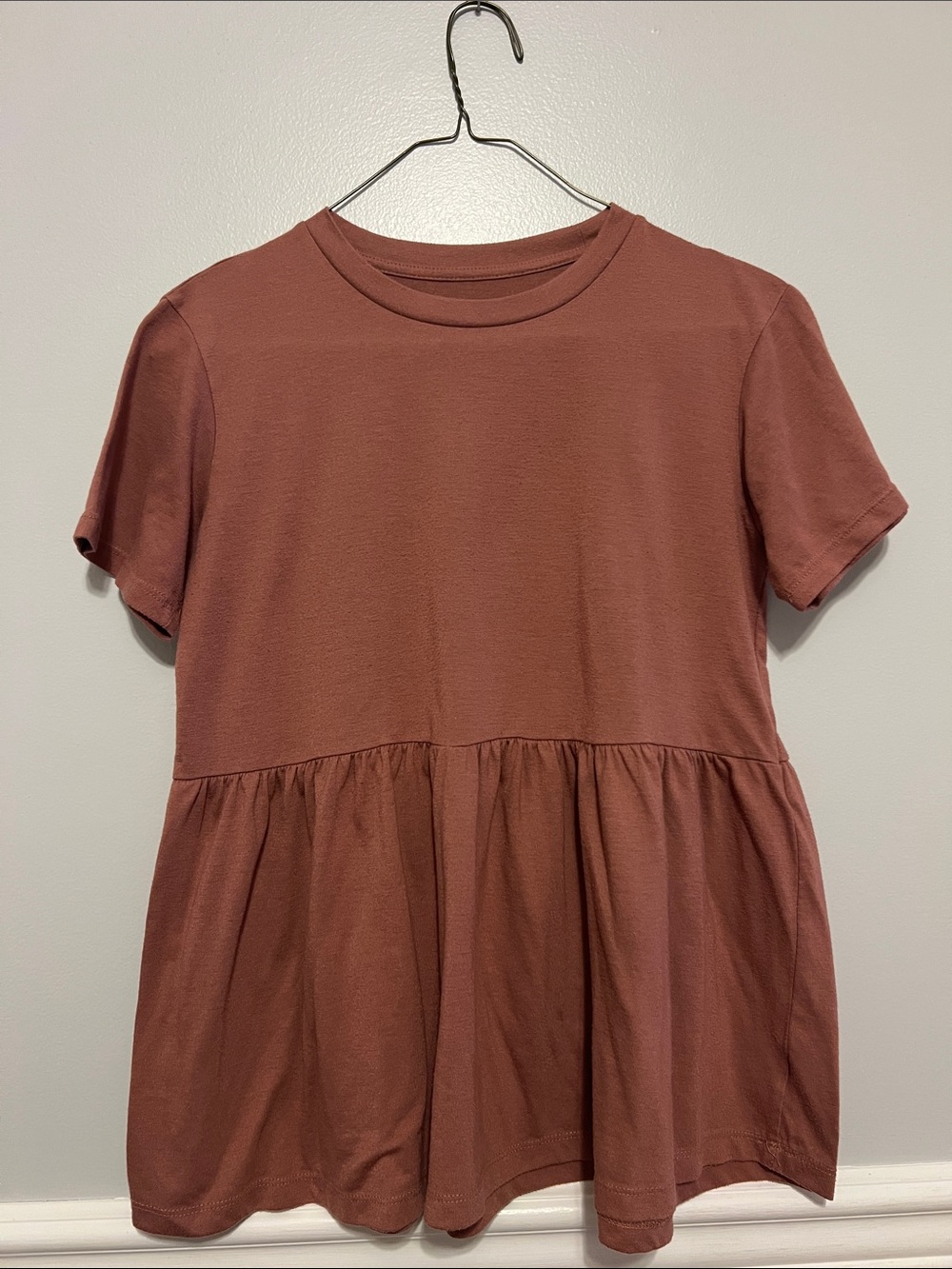 American Eagle Short-Sleeve Babydoll Shirt